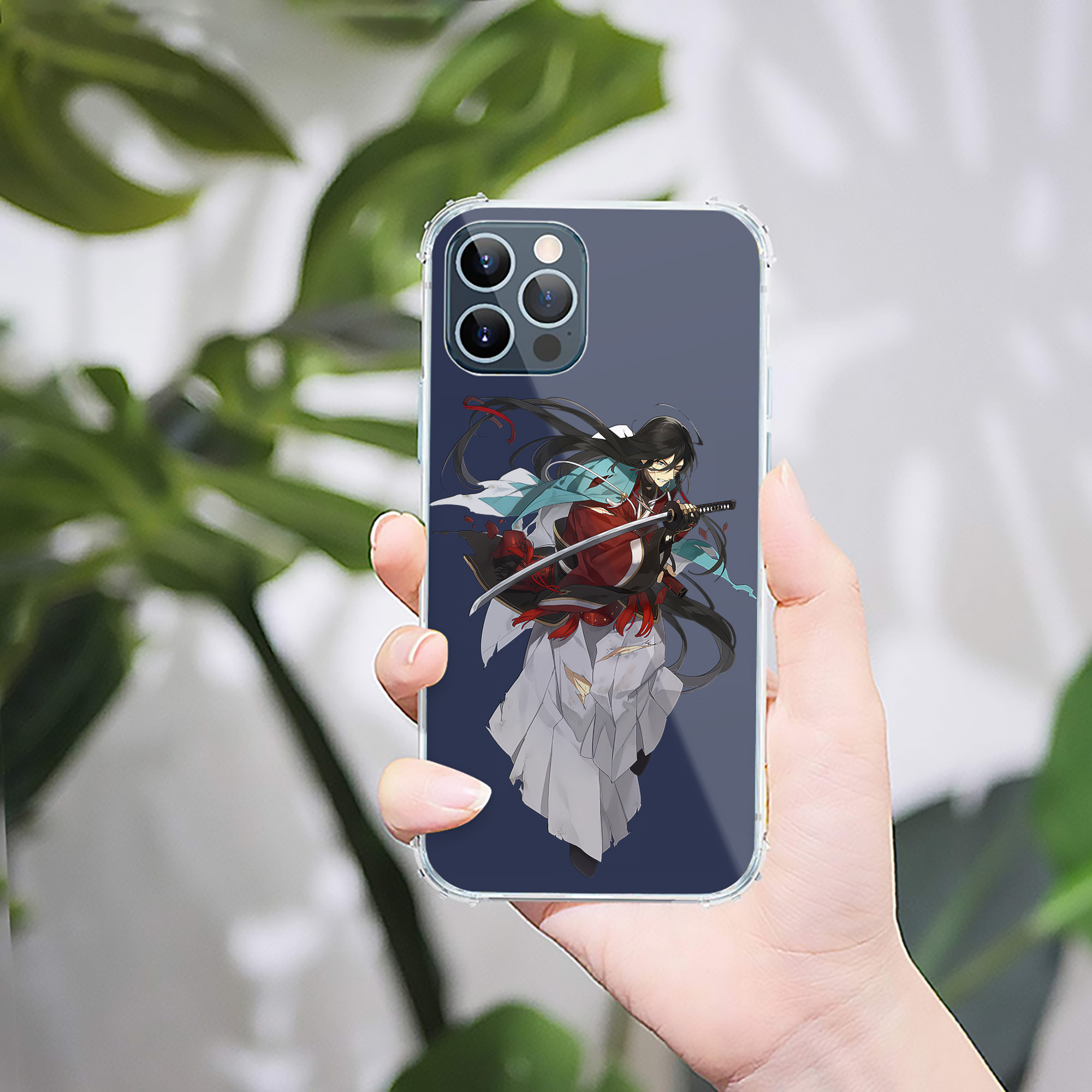（画像用） 刀剣乱舞 Touken Ranbu 【iPhone 12シリーズ対応】透明スマホケース（クリアソフトケース）